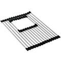 FRANKE PKG12-36RM 9.8-in. x 13.8-in. Stainless Steel Bottom Roller Mat for Peak PKG160 Sinks In Stainless Steel
