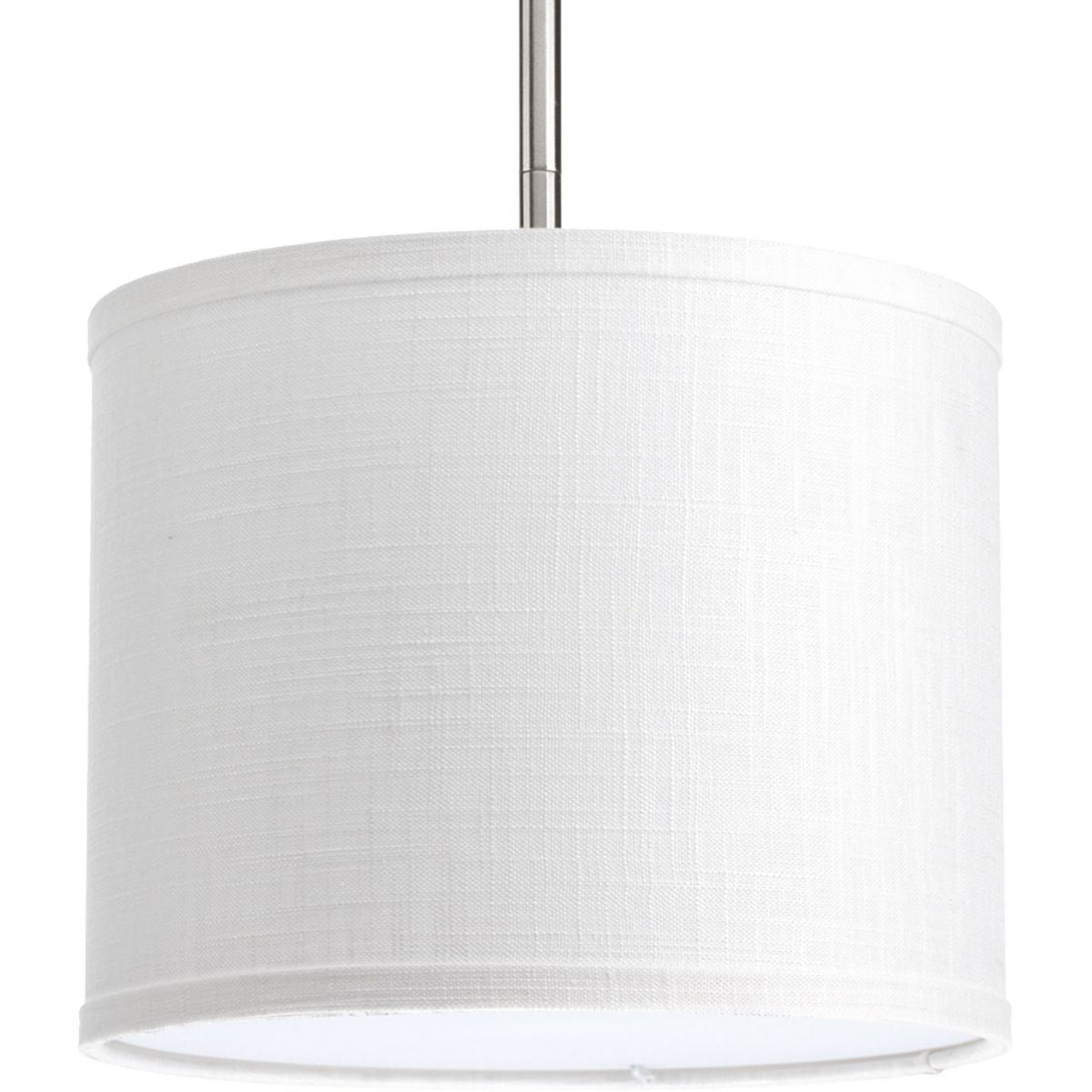 PROGRESS LIGHTING P8828-30 Summer Linen Markor Collection 10" Drum Shade for Use with Markor Pendant Kit