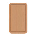 FRANKE PT-41S 11.0-in. x 18.5-in. Solid Wood Cutting Board for Pescara Series Sinks
