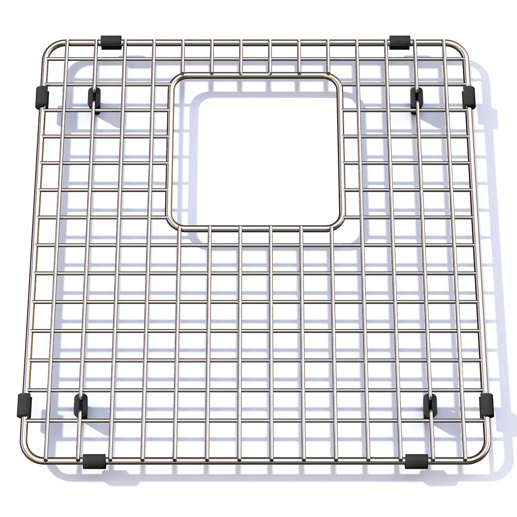 FRANKE PT17-36S 15.4-in. x 15.8-in. Stainless Steel Bottom Sink Grid for Pescara PTX110-17/PTX160-31/PTX160-40 Sinks In Stainless