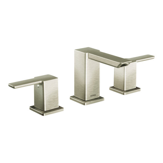MOEN TS6720BN 90 Degree Brushed Nickel Two-Handle Bathroom Faucet