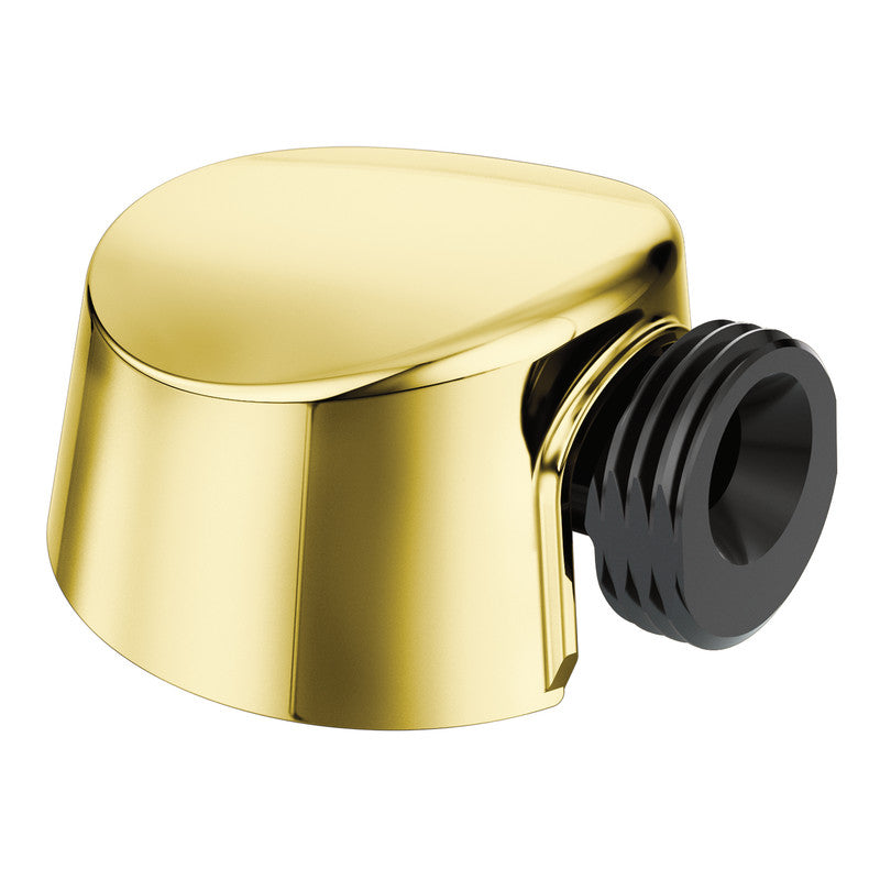 MOEN A725P Circular Drop Ell For Handheld Showerhead (2.4"L X 1.7"W X 2.5"H) - Polished Brass