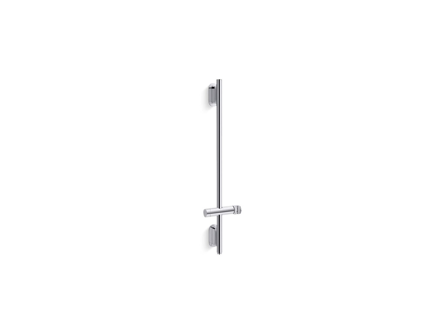 KOHLER K-26314-CP Statement 31-1/2" Deluxe Slidebar With Integrated Water Supply In Polished Chrome