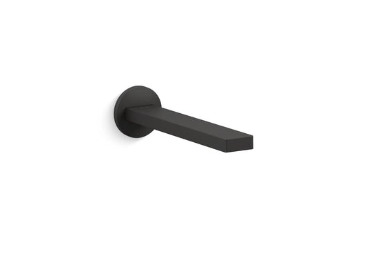 KOHLER K-124C36-SANA-BL Composed Wall-Mount Touchless Bathroom Sink Faucet With Kinesis Sensor Technology, Dc-Powered In Matte Black