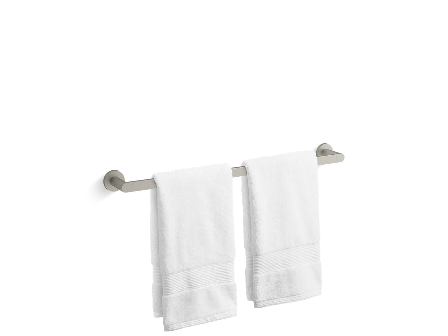 KOHLER K-73142-BN Composed 24" Towel Bar In Vibrant Brushed Nickel