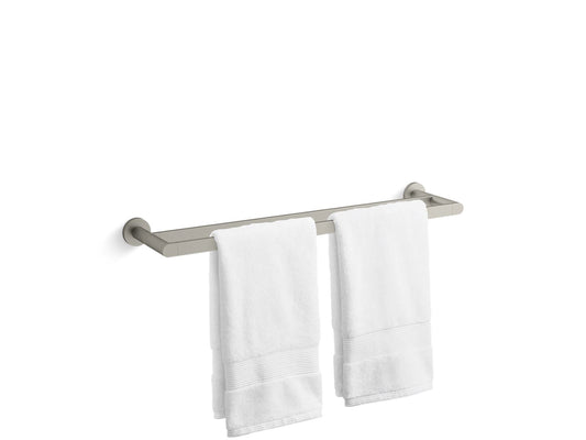 KOHLER K-73144-BN Composed 24" Double Towel Bar In Vibrant Brushed Nickel