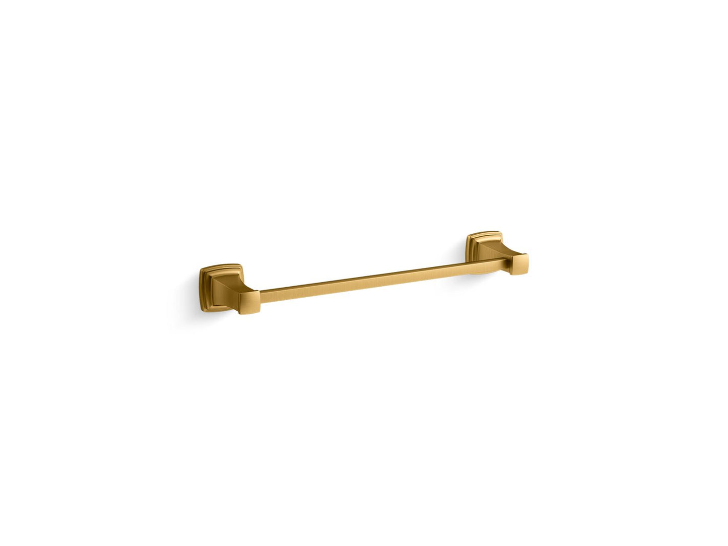 KOHLER K-27409-2MB Riff 18" Towel Bar In Vibrant Brushed Moderne Brass