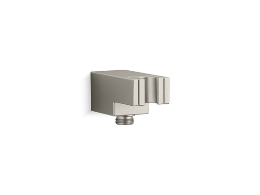 KOHLER K-26310-BN Statement Wall-Mount Handshower Holder With Supply Elbow And Check Valve In Vibrant Brushed Nickel