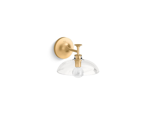 KOHLER K-31768-SC01-2GL Tone One-Light Sconce In Brushed Moderne Brass