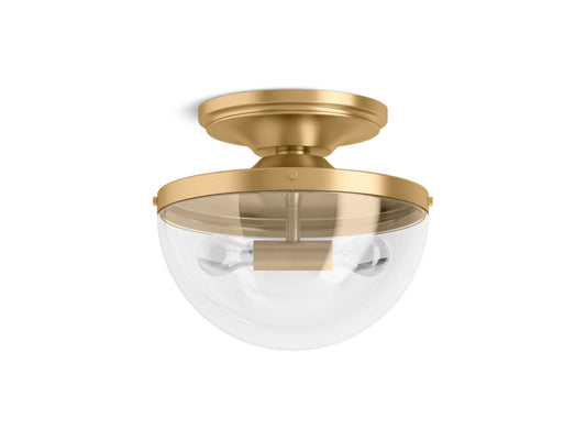 KOHLER K-31764-FM02-2GL Bellera 15" Flush-Mount In Brushed Moderne Brass