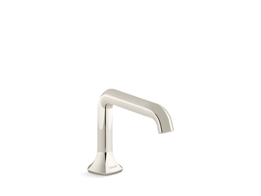 KOHLER K-27009-SN Occasion Bathroom Sink Faucet Spout With Straight Design, 1.2 Gpm In Vibrant Polished Nickel