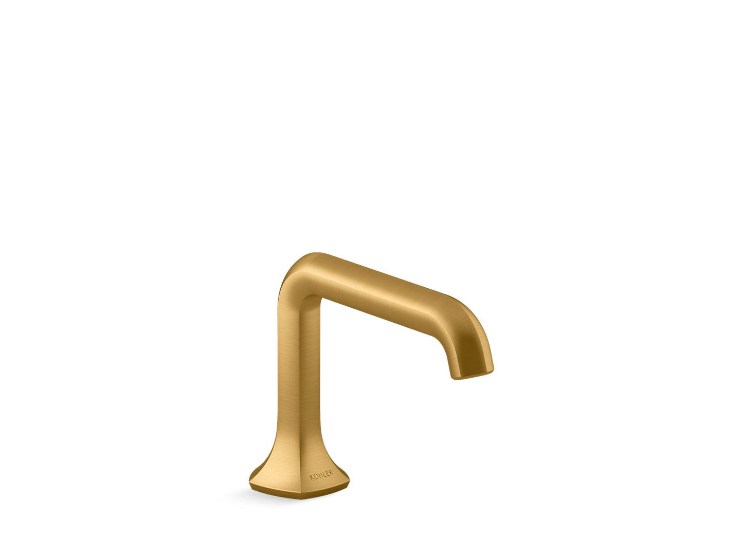 KOHLER K-27009-N-2MB Occasion Bathroom Sink Faucet Spout With Straight Design, 0.5 Gpm In Vibrant Brushed Moderne Brass