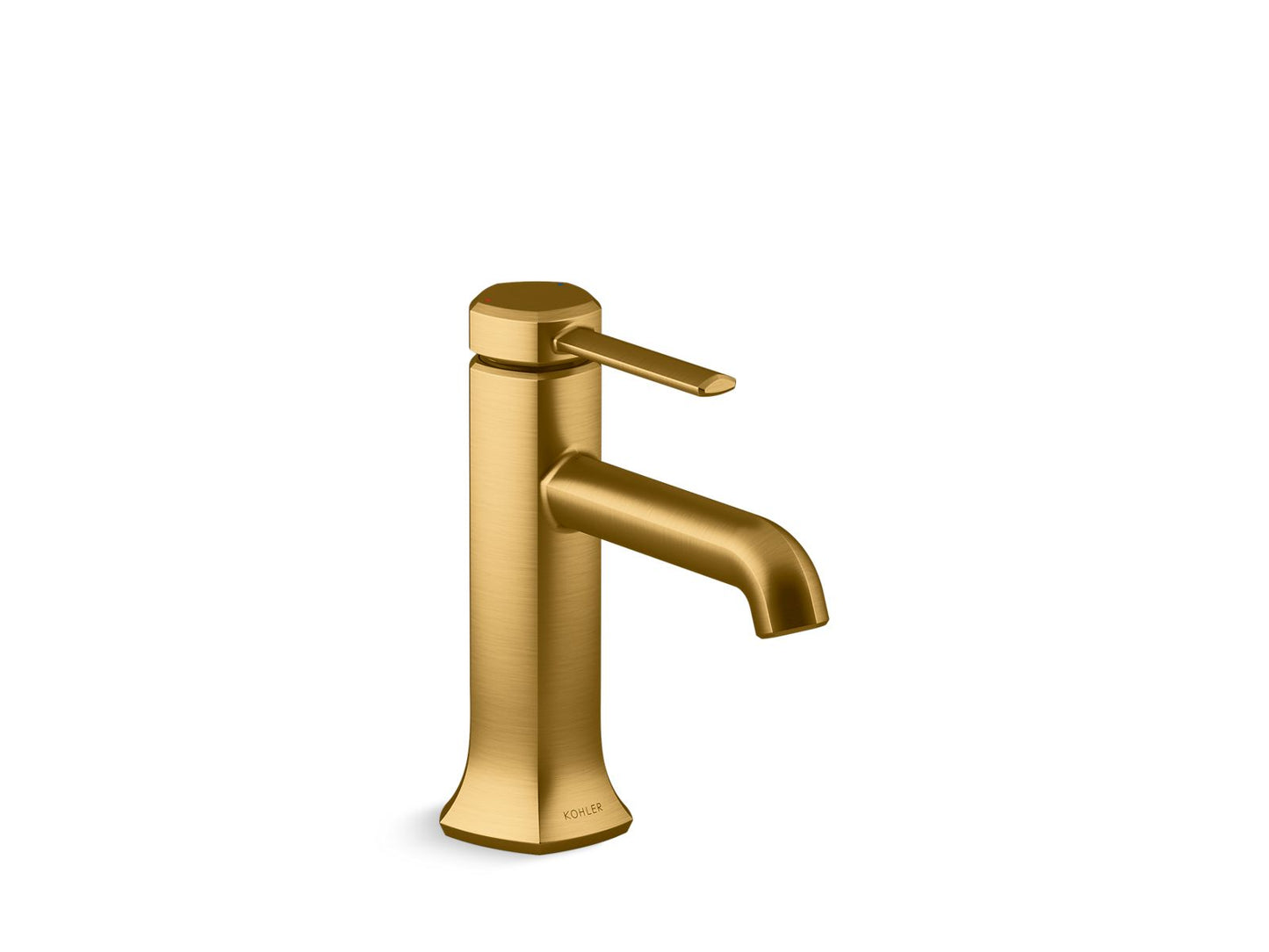 KOHLER K-27000-4-2MB Occasion Single-Handle Bathroom Sink Faucet, 1.2 Gpm In Vibrant Brushed Moderne Brass
