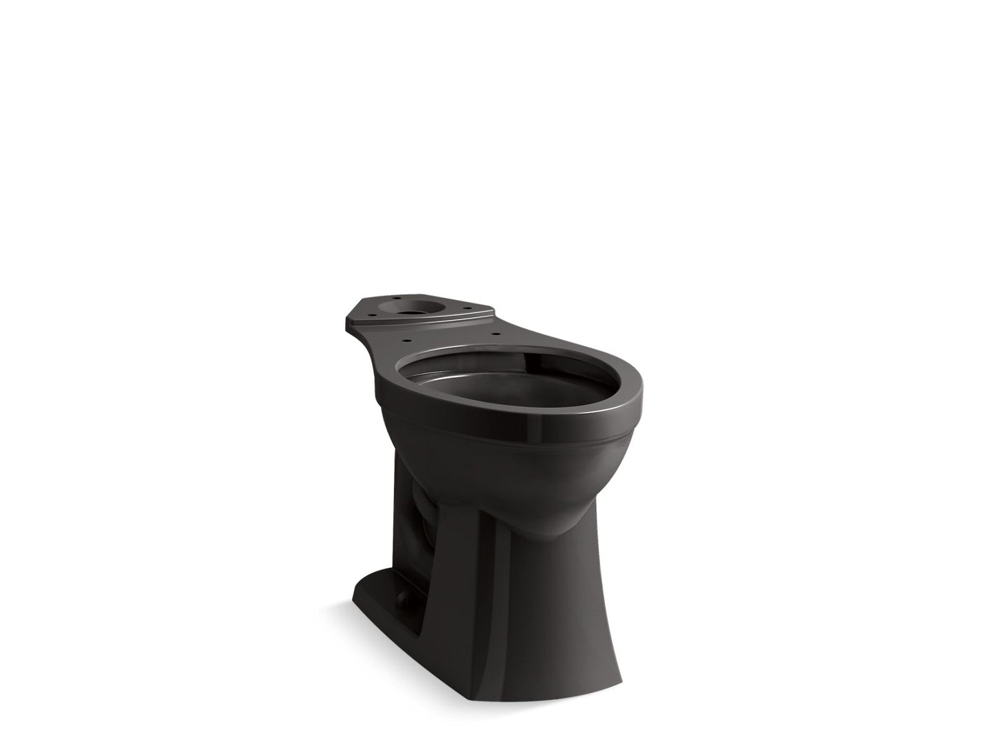 KOHLER K-32809-7 Kelston Elongated Toilet Bowl In Black Black