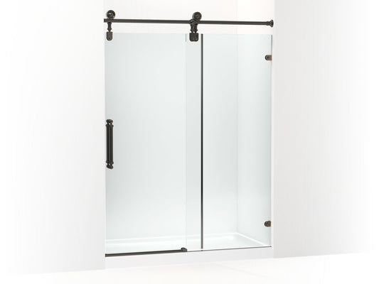 KOHLER K-701725-10L-2BZ Artifacts 80-7/8" H Sliding Shower Door With 3/8"-Thick Glass In Oil-Rubbed Bronze