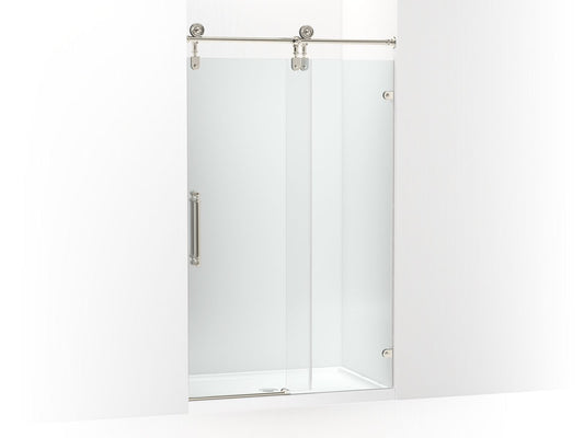 KOHLER K-701726-10L-SN Artifacts 80-7/8" H Sliding Shower Door With 3/8"-Thick Glass In Vibrant Polished Nickel