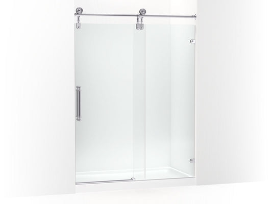 KOHLER K-701725-10L-CP Artifacts 80-7/8" H Sliding Shower Door With 3/8"-Thick Glass In Polished Chrome