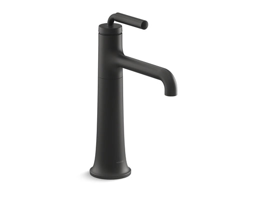 KOHLER K-26437-4N-BL Tone Tall Single-Handle Bathroom Sink Faucet, 0.5 Gpm In Matte Black