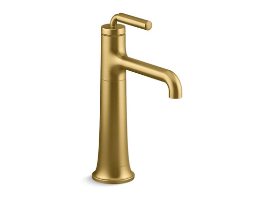 KOHLER K-26437-4N-2MB Tone Tall Single-Handle Bathroom Sink Faucet, 0.5 Gpm In Vibrant Brushed Moderne Brass