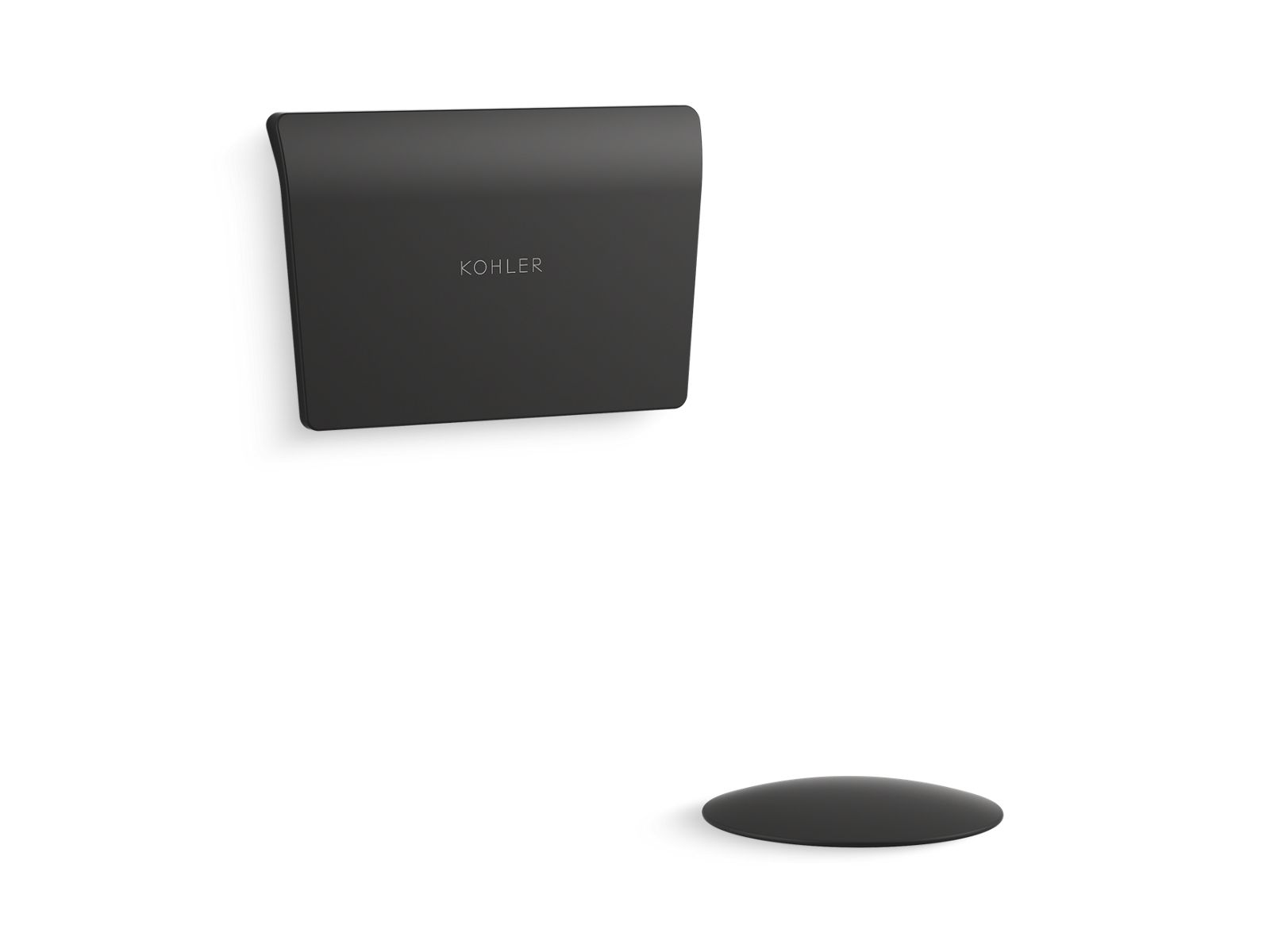 KOHLER K-31801-BL Perfectfill Drain Trim Kit For Tea-For-Two Baths In Matte Black