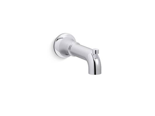KOHLER K-27422-CP Tone Wall-Mount Bath Spout With Diverter In Polished Chrome