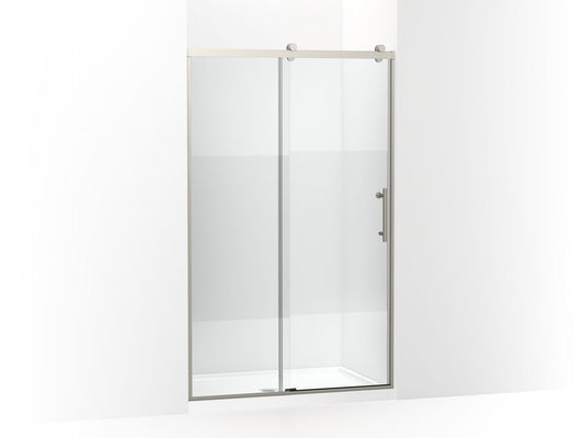 KOHLER K-702254-10G81-BNK Rely 77" H Sliding Shower Door With 3/8"-Thick Glass In Anodized Brushed Nickel