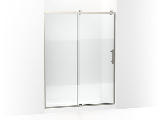 KOHLER K-702256-10G81-BNK Rely 77" H Sliding Shower Door With 3/8"-Thick Glass In Anodized Brushed Nickel