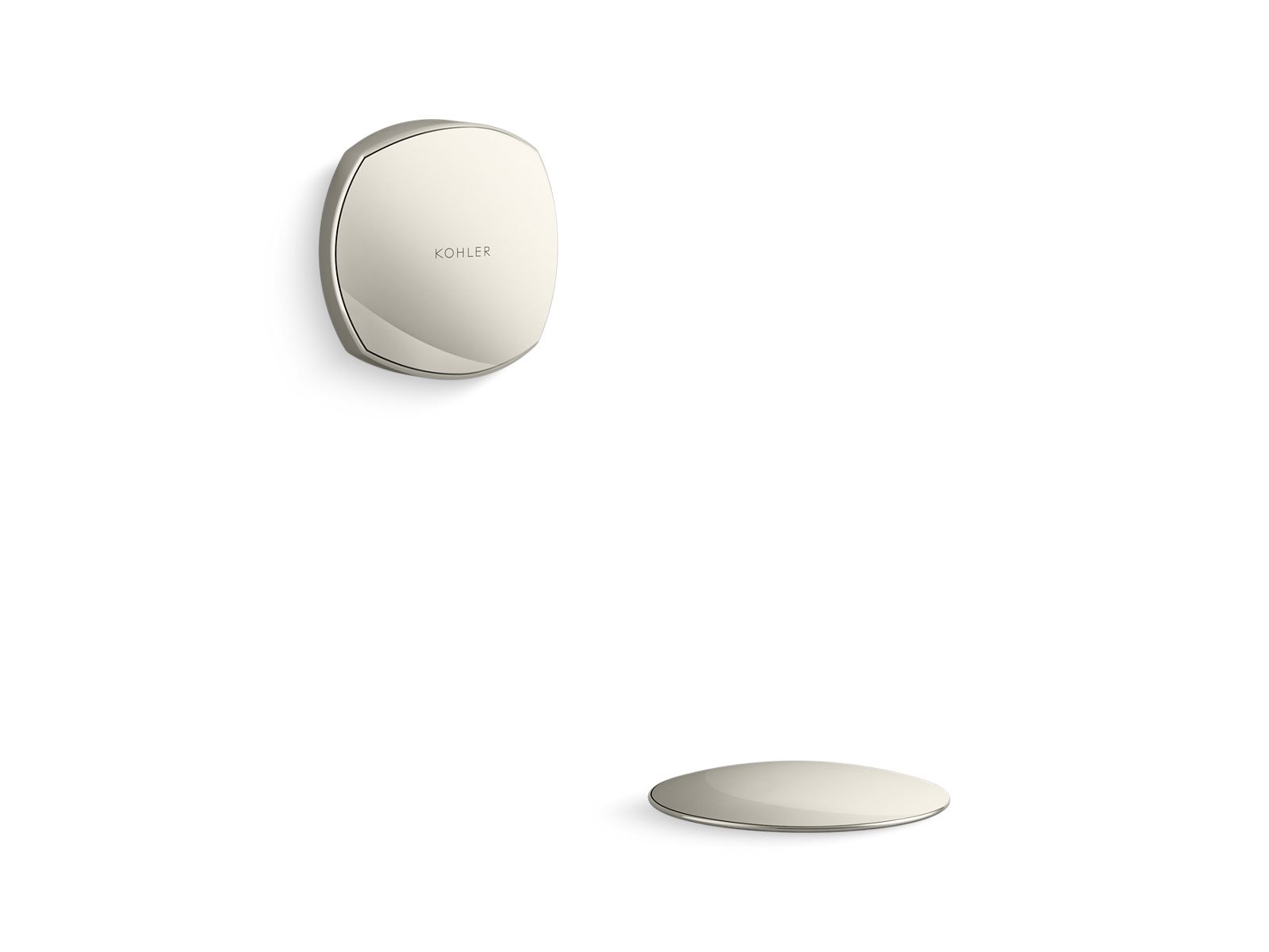 KOHLER K-31800-SN Perfectfill Bath Drain Trim Kit In Vibrant Polished Nickel