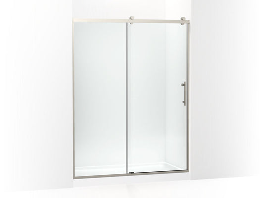 KOHLER K-709079-10L-BNK Rely 77" H Sliding Shower Door With 3/8"-Thick Glass In Anodized Brushed Nickel