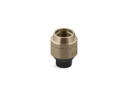 KOHLER K-9660-BV Persona Vacuum Breaker, 1/2" X 1/2" In Vibrant Brushed Bronze