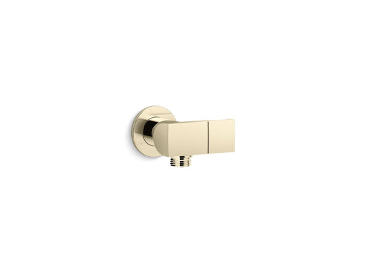 KOHLER K-98354-AF Exhale Wall-Mount Handshower Holder With Supply Elbow And Check Valve In Vibrant French Gold