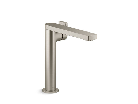 KOHLER K-73168-4-BN Composed Tall Single-Handle Bathroom Sink Faucet With Lever Handle, 1.2 Gpm In Vibrant Brushed Nickel