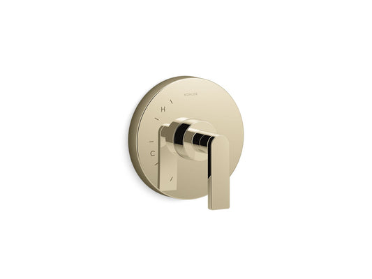 KOHLER K-TS73115-4-AF Composed Rite-Temp Valve Trim With Lever Handle In Vibrant French Gold