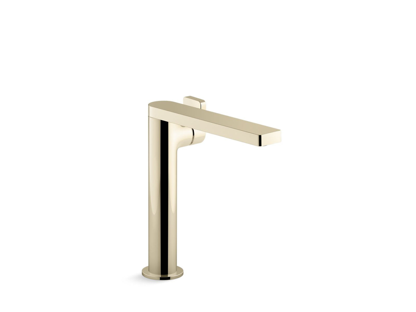 KOHLER K-73168-4-AF Composed Tall Single-Handle Bathroom Sink Faucet With Lever Handle, 1.2 Gpm In Vibrant French Gold