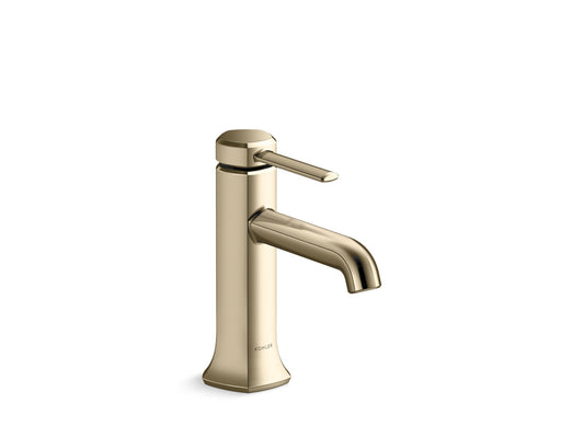 KOHLER K-27000-4-AF Occasion Single-Handle Bathroom Sink Faucet, 1.2 Gpm In Vibrant French Gold