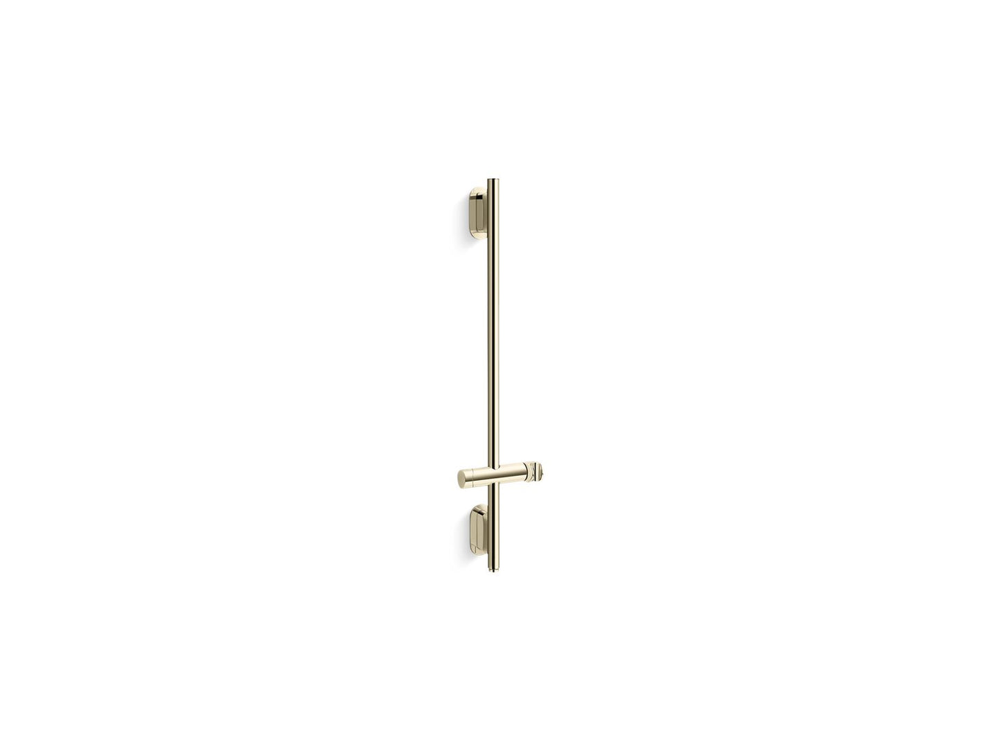 KOHLER K-26314-AF Statement 31-1/2" Deluxe Slidebar With Integrated Water Supply In Vibrant French Gold