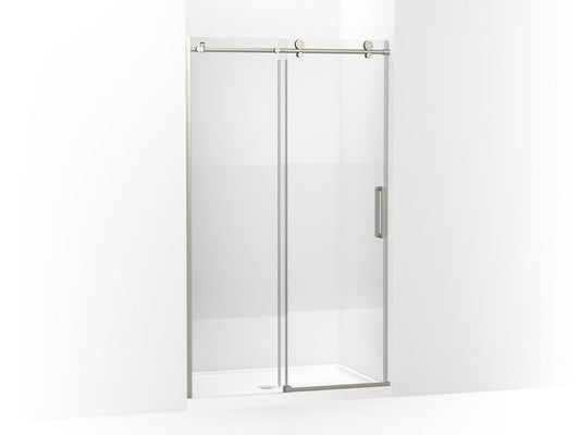KOHLER K-701695-G81-BNK Composed 78" H Sliding Shower Door With 3/8"-Thick Glass In Anodized Brushed Nickel