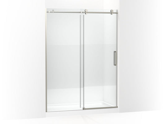 KOHLER K-701696-G81-BNK Composed 78" Sliding Shower Door With 3/8"-Thick Glass In Anodized Brushed Nickel