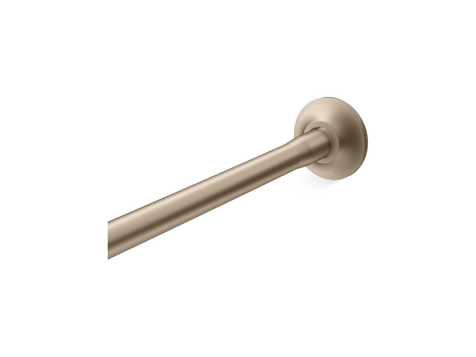 KOHLER K-9350-BV Expanse Curved Shower Rod - Transitional Design In Vibrant Brushed Bronze