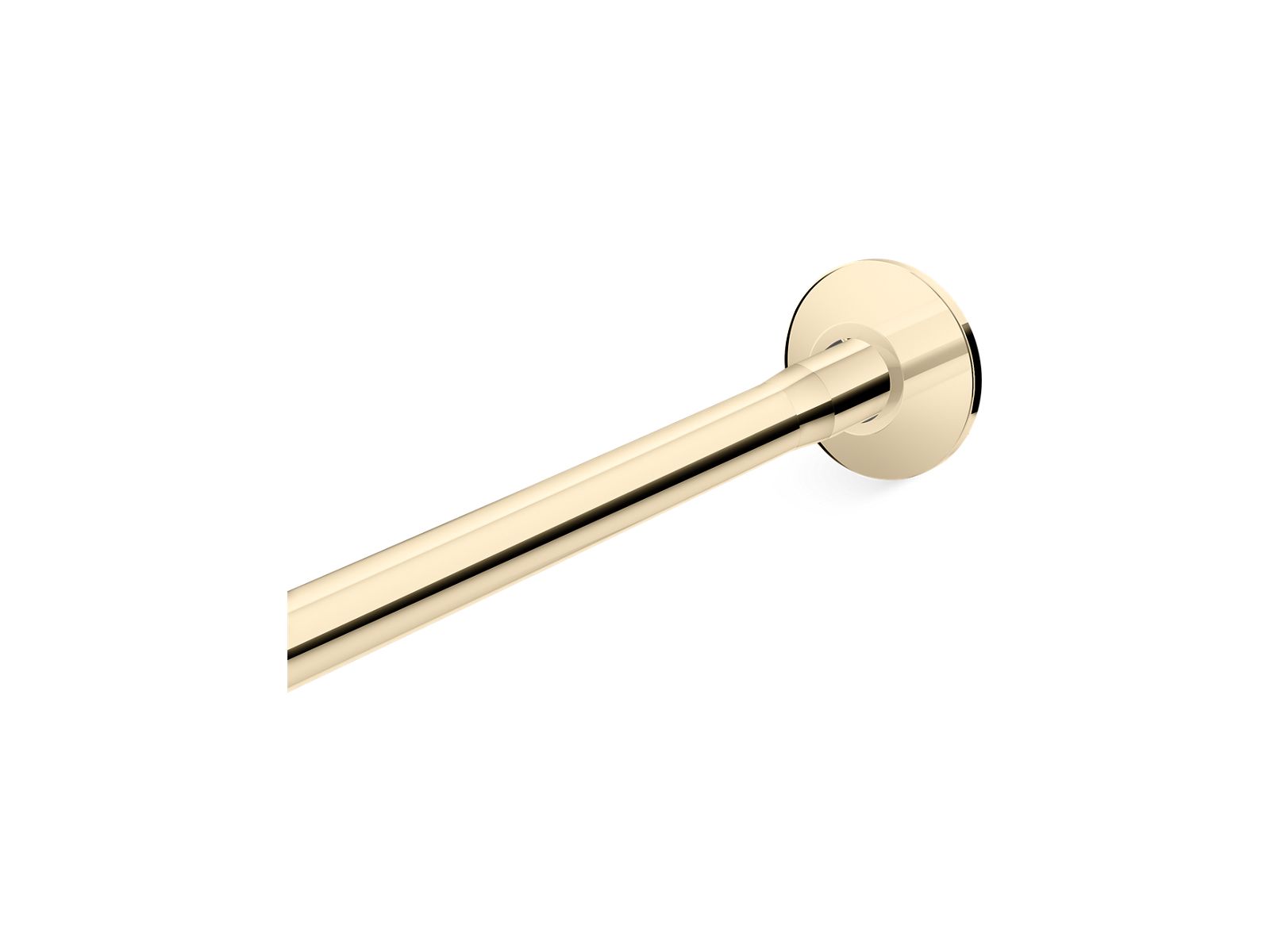 KOHLER K-9350-AF Expanse Curved Shower Rod - Transitional Design In Vibrant French Gold