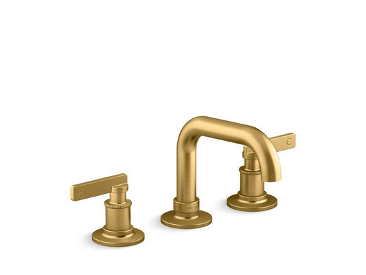 KOHLER K-35908-4-2MB Castia By Studio Mcgee Widespread Bathroom Sink Faucet, 1.2 Gpm In Vibrant Brushed Moderne Brass