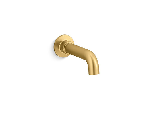 KOHLER K-35922-2MB Castia By Studio Mcgee Wall-Mount Bath Spout In Vibrant Brushed Moderne Brass