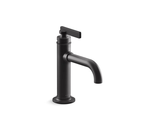 KOHLER K-35907-4K-BL Castia By Studio Mcgee Single-Handle Bathroom Sink Faucet, 1.0 Gpm In Matte Black