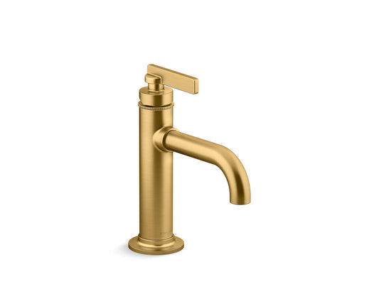 KOHLER K-35907-4K-2MB Castia By Studio Mcgee Single-Handle Bathroom Sink Faucet, 1.0 Gpm In Vibrant Brushed Moderne Brass