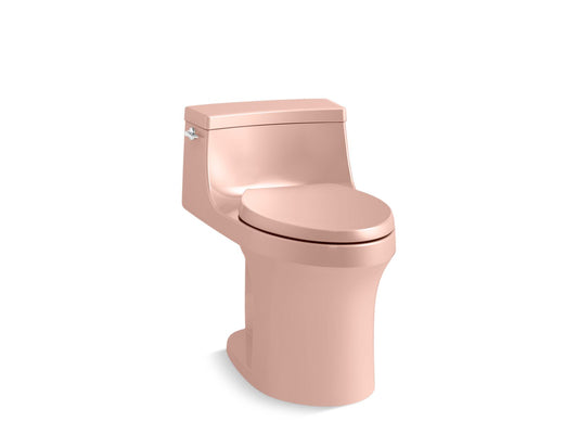 KOHLER K-5172-V10 San Souci One-Piece Compact Elongated Toilet With Concealed Trapway, 1.28 Gpf In 150th Peachblow