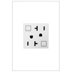 LEGRAND AGFTR2202W4 ADORNE  Tamper-Resistant 20A Duplex Self-Test GFCI Receptacles, White