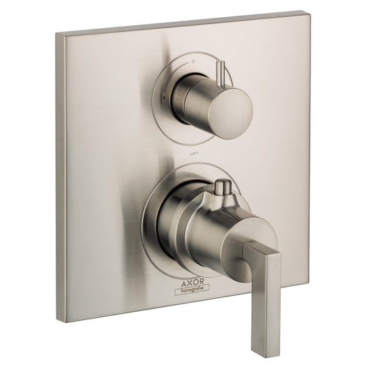 AXOR 39700821 Brushed Nickel Citterio Modern Thermostatic Trim
