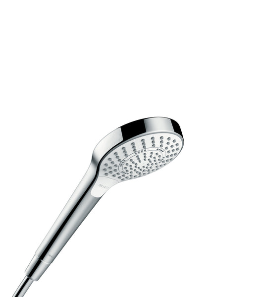 HANSGROHE 04724400 White/Chrome Croma Select S Modern Handshower 1.75 GPM