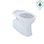 TOTO CT474CUFG#01 Vespin II Universal Height Elongated Skirted Toilet Bowl with CEFIONTECT , Cotton White