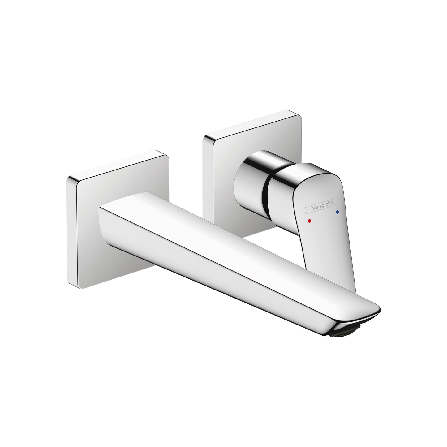 HANSGROHE 71256001 Chrome Logis Fine Modern Wall Mounted Bathroom Faucet 1.2 GPM